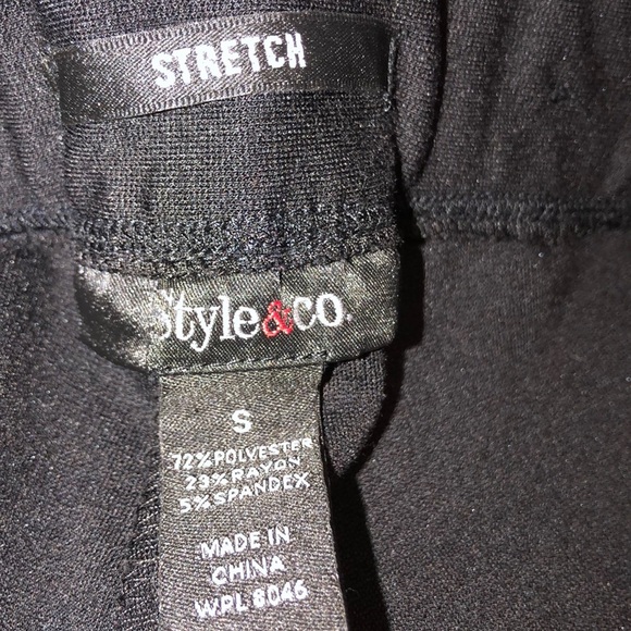 Style & CO size small black equestrian pants - Picture 5 of 5